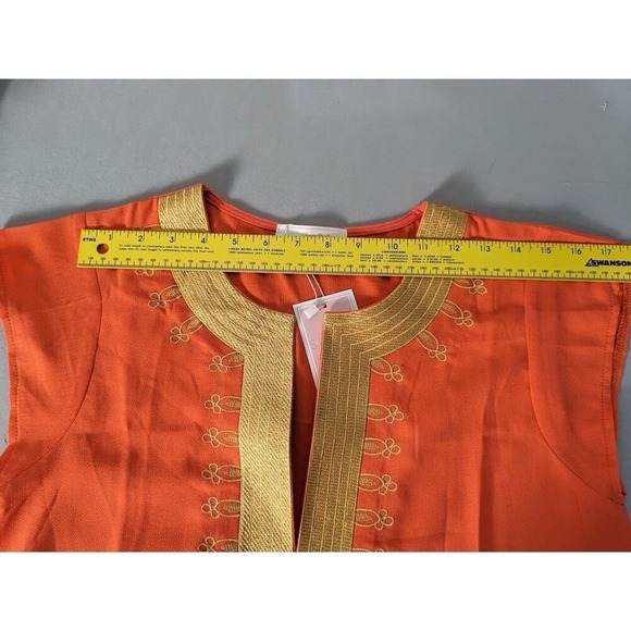 NWT Womens Deep V Neck Size M‎ Short Boutique Sleeve Shreya  Blouse Lq - Picture 11 of 16